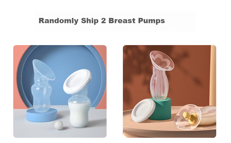 Xenbea Ultra-Thin Wearable Breast Pump, Hands-Free Manual Breast Pump, Leak-Proof Milk Collector, Milk Extractor 8797 1