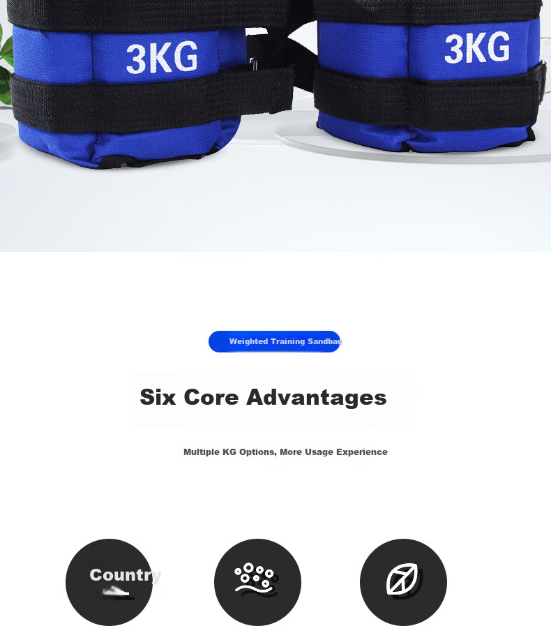 Huashimeng Weighted Leg Sandbags for Running, Dance, Strength Training, Specialized Equipment for Ankle, Invisible Wrist And Leg Exercises 2