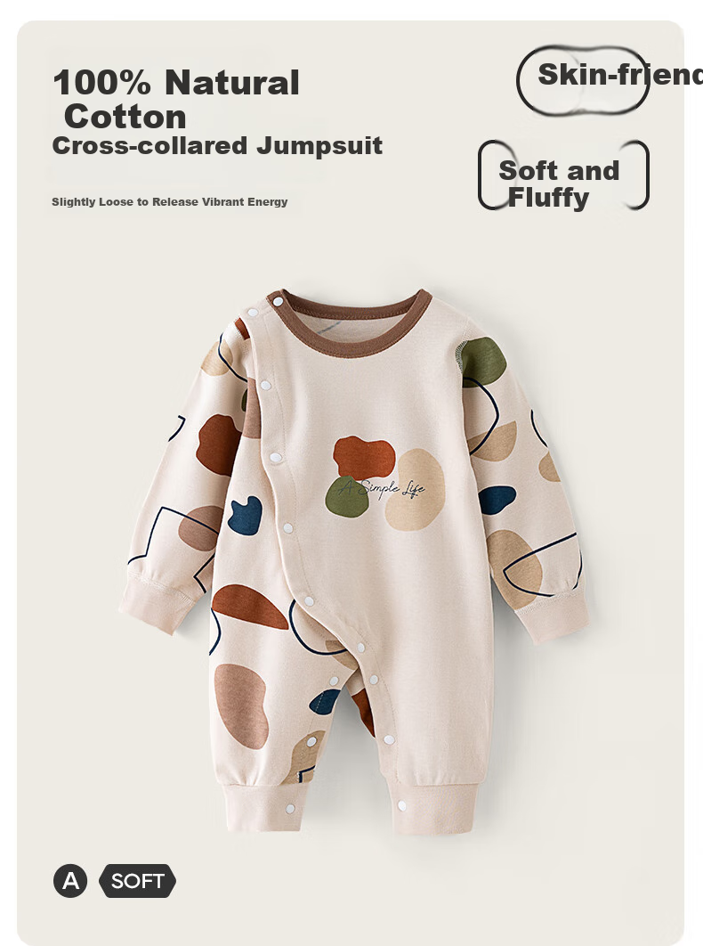 Shubeiyi Baby Clothes, Newborn Onesie, Belly Protection, Spring And Autumn, Infant Full Moon, Baby Romper, First Birthday, Hundred Days Outfit, 73 1