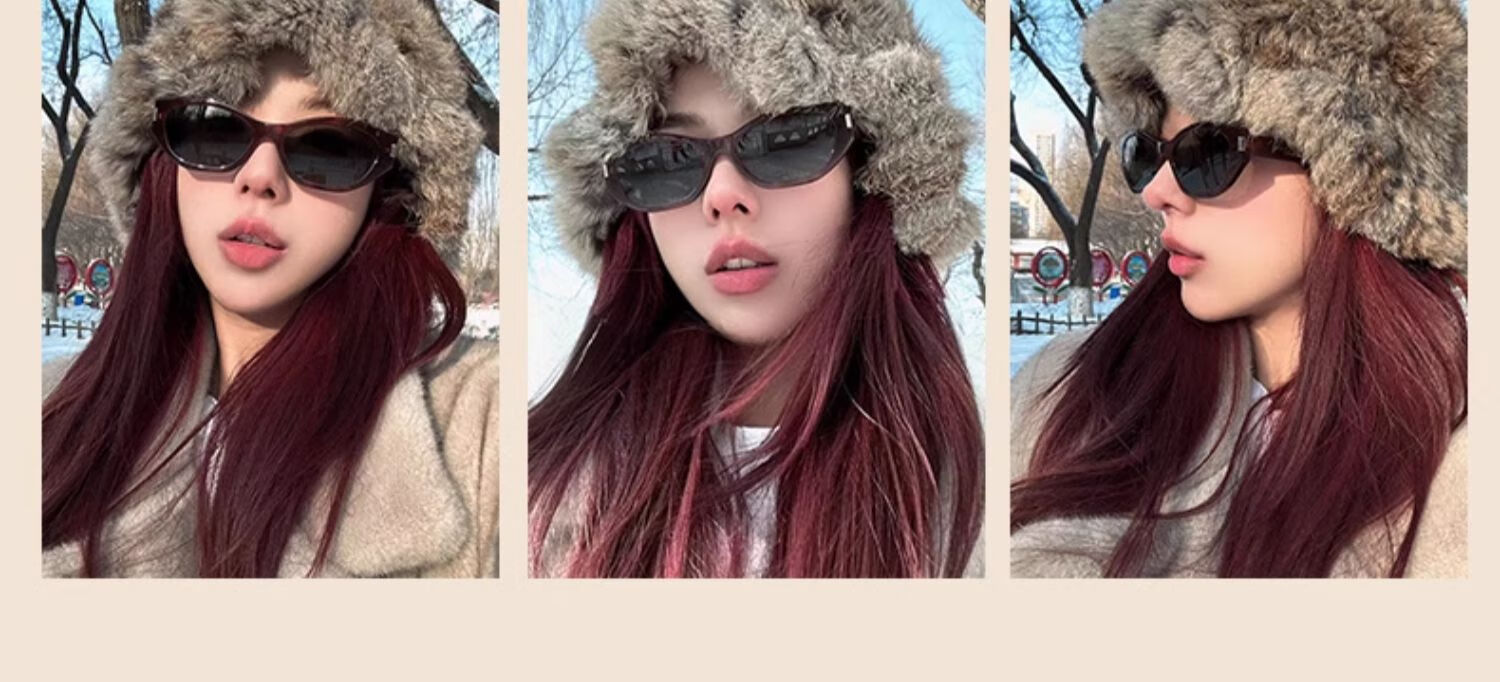 HELEN KELLER Sunglasses for Men And Women, New Style UV Protection Polarized Sunglasses for Driving, Outdoor Sun Protection, High-End Cat-Eye Sunglasses 27