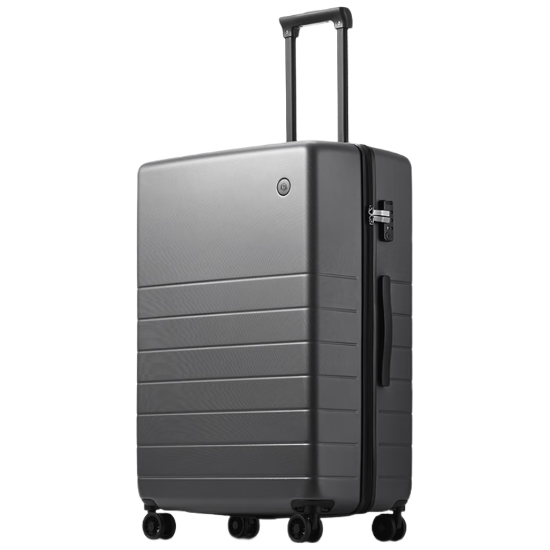JD Original Borderless Luggage 28-Inch Trolley Suitcase Large Capacity Travel Case for Men And Women PC Check-In Lightweight Graphite Gray