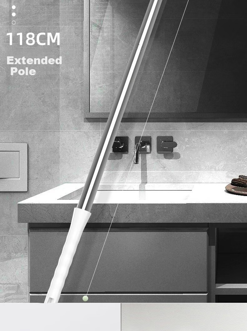 Aoyida Disposable Toilet Brush Set, Bathroom Cleaning Tool for Toilets, Replacement Heads Included, 40 Pieces 4