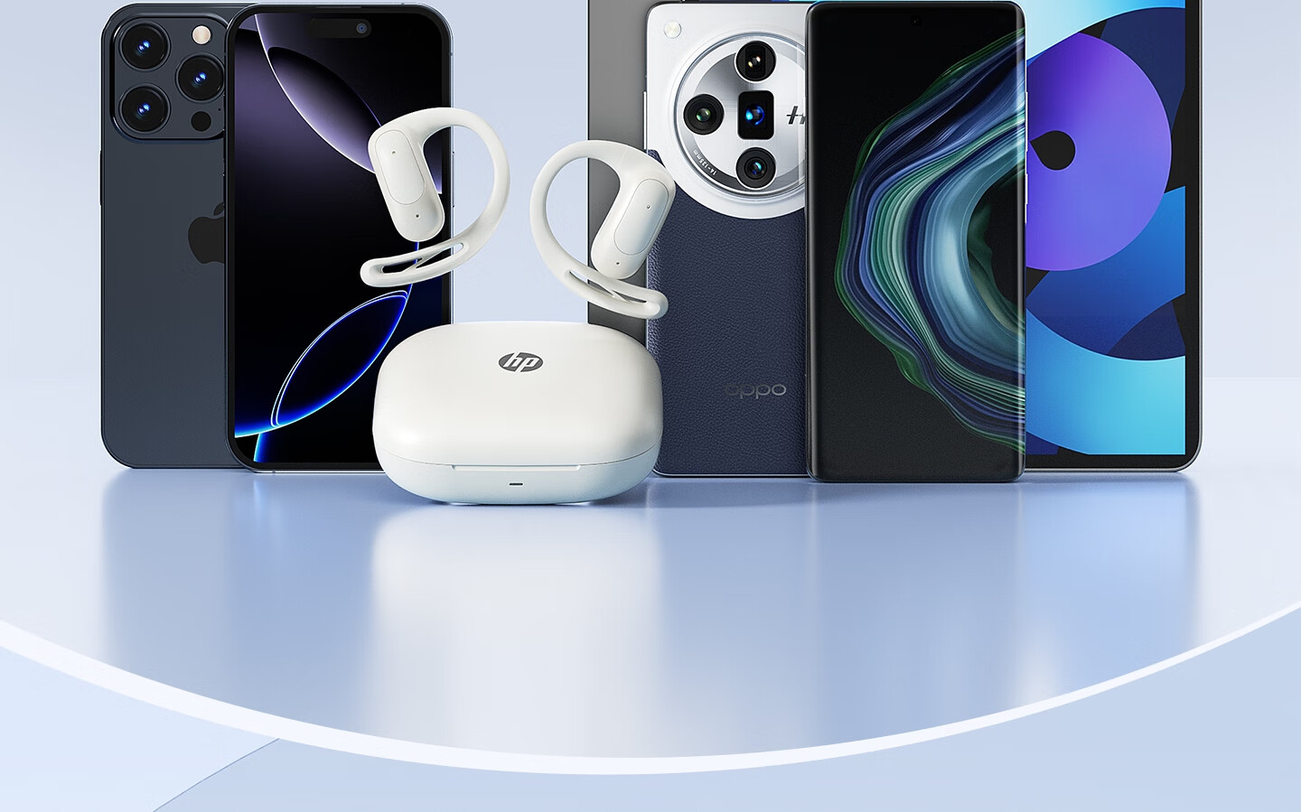 HP Open Ear N Bluetooth Open-Ear Wireless Earphones Sports Universal Long Battery Life Twilight Purple 7