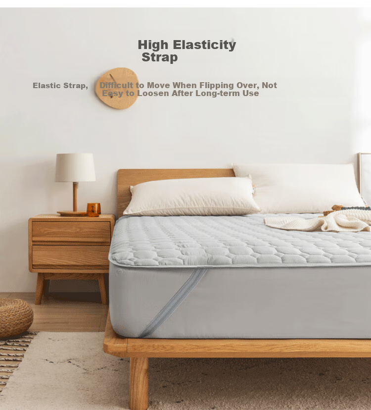 JD Original Mattress Protector, 3-Layer Standard Class A Nanm-Grade Antibacterial Mattress Pad, 1.8x2m, White 11