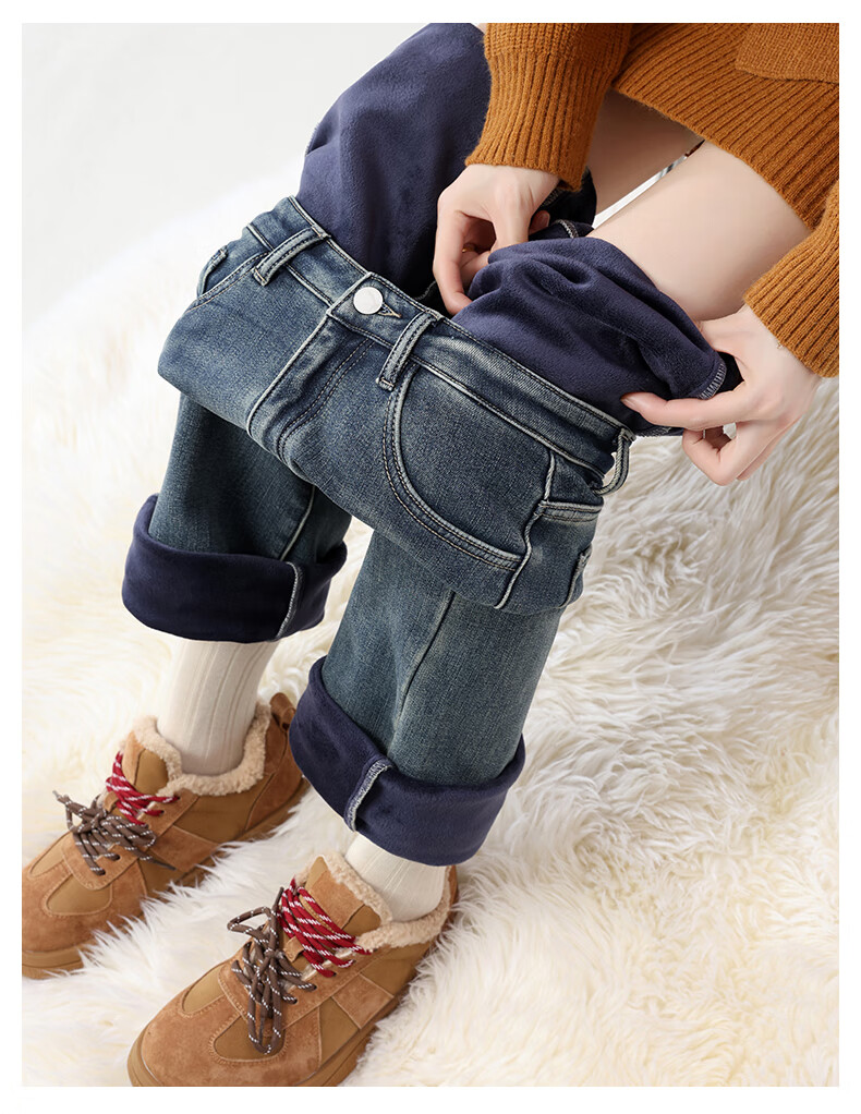 Jeanswest Women's Summer Trendy Straight-Leg Stretch Slim Fit Blue-Grey Cigarette Pants XL 18