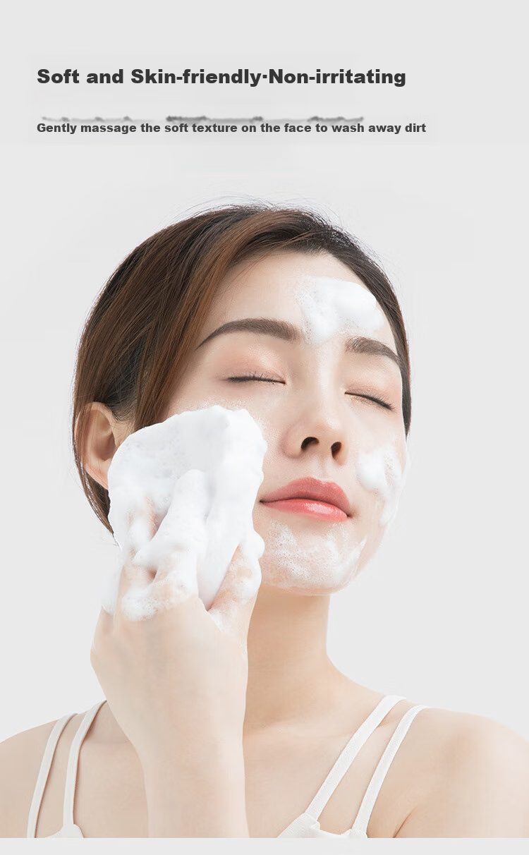 Meifuyu Wood Pulp Face Cleansing Pad (Set of 3 Boxes), Thickened Facial Cleansing Sponge, Makeup Remover Pad MF8718 6