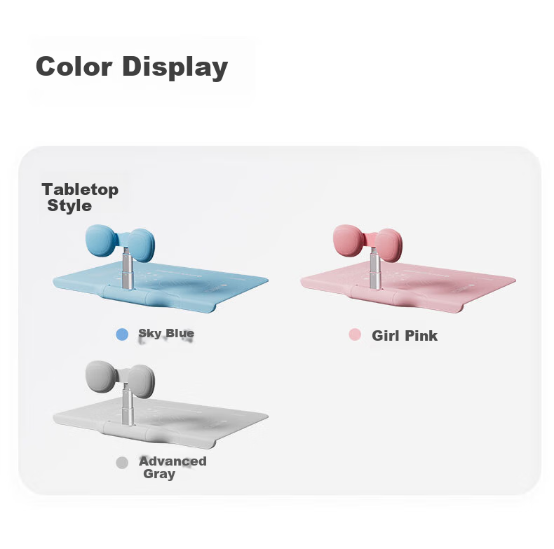 Jianqiaoshu [Lowest Price Online] Posture Corrector for Children's Desktop Version, Elementary School Student Anti-Low Head Writing Posture Corrector, Anti-Hunchback Back-To Gift, Sea Salt Blue 29