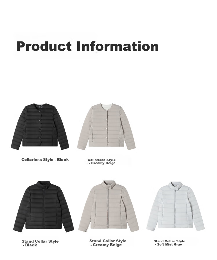 JD Jingzao Women's Lightweight Down Jacket Fashion Versatile Winter 2025 Thick Warm Coat Soft Mist Gray XL 15