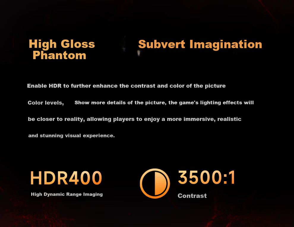 BeeKing Gaming 27-inch 100Hz Monitor 1K HD Large Screen Office Computer Display HDMI Home Entertainment Gaming Screen Design Secondary Screen VGA Extended Screen 75Hz 15