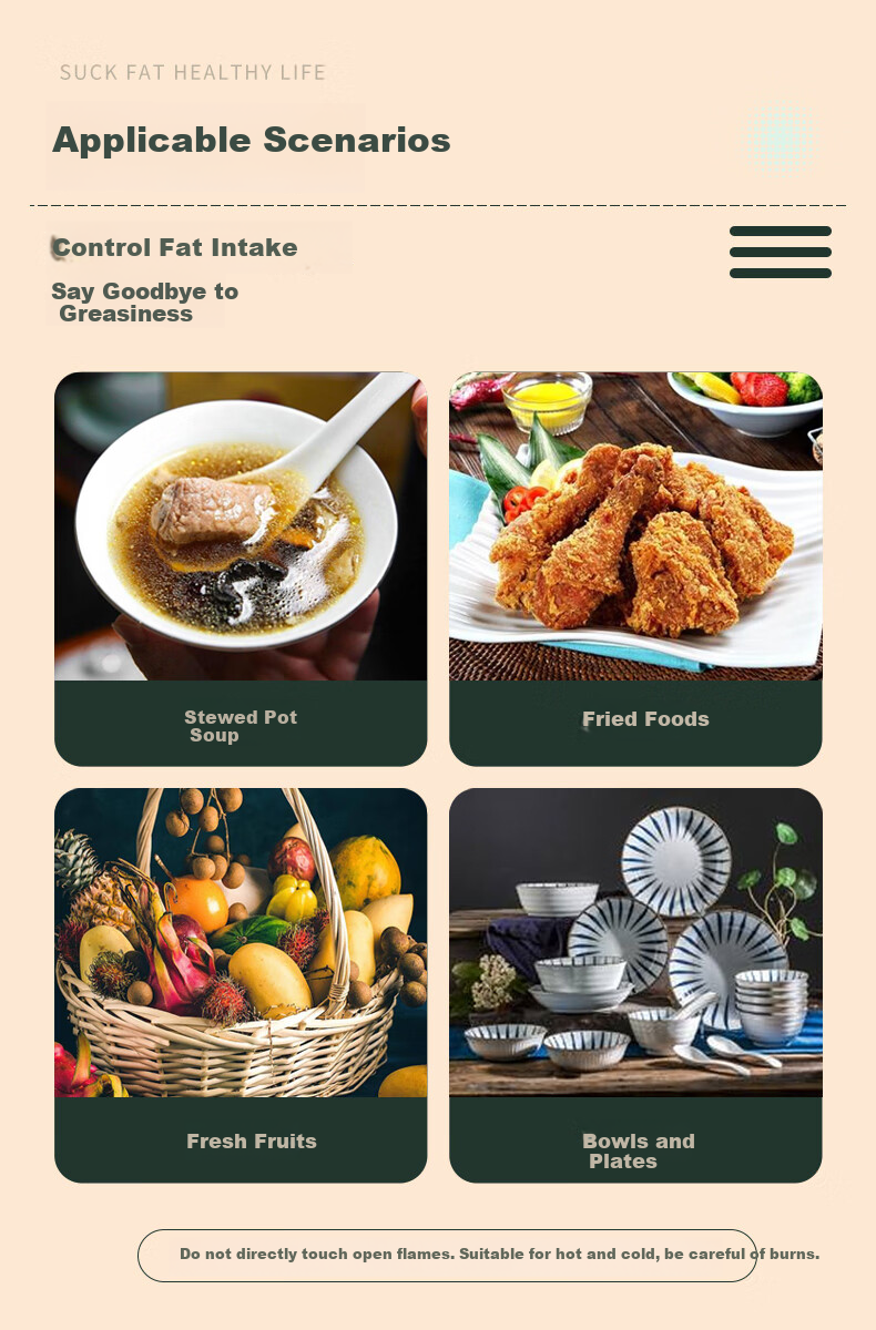 Fangcaodi Food Oil-Absorbing Paper, 40 Sheets, Filter Paper, Oil Strainer Paper, for Barbecue, Baking, Cooking, Soup Making, Oil Removal Paper, Cooking Oil Separator Paper 3