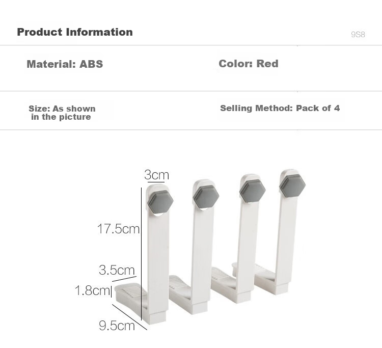 Chaoji Jia Pin Bed Sheet Fixer, Anti-Slip, Traceless, Needle-Free, Invisible Safety Clip for Bedding 2