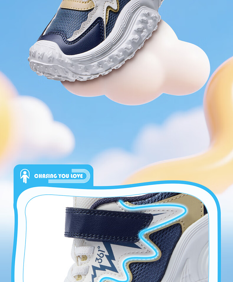 361° Kids Sports Shoes 2026 Spring Boys and Girls Toddler 3-7 Years Soft Elastic Durable Casual Running Shoes Purple Size 28 12