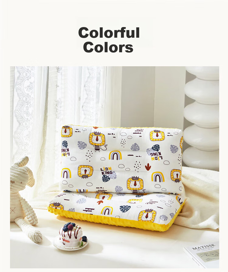 Aibaoshi Children's Pillow, Baby Kindergarten Nap Pillow, Infant Pillow for Ages 1-10, Primary School Student Rest Pillow, Xiaopangshi S416 12