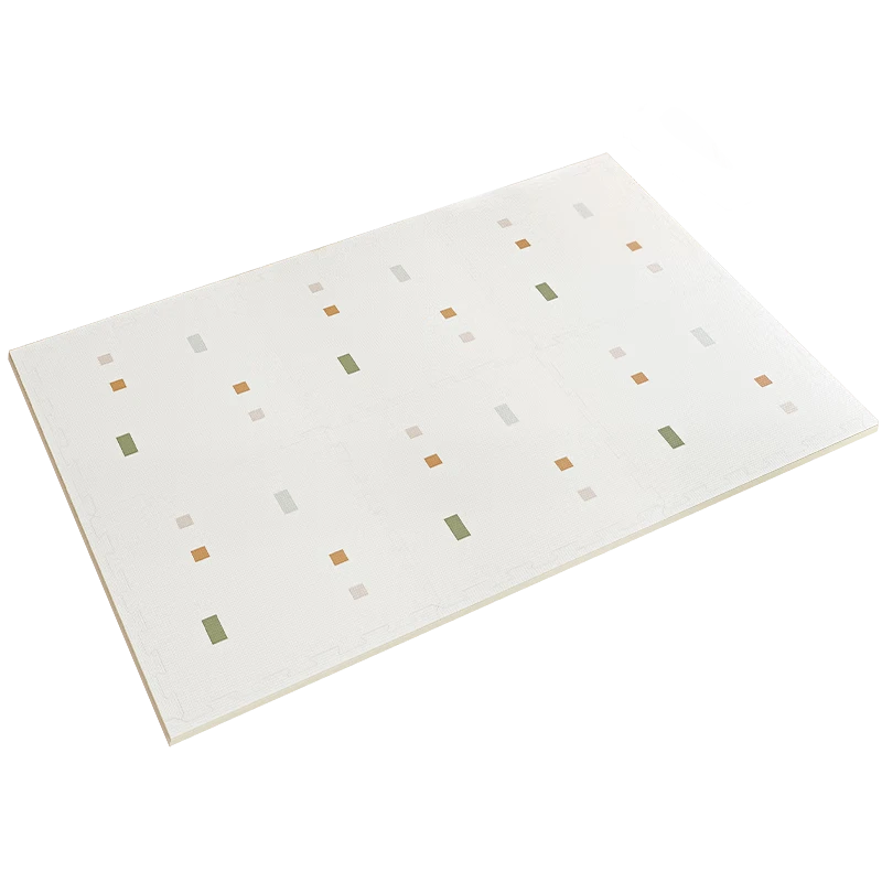BG-BABYGO Green Core Patchwork Crawling Mat Baby Learning Crawling Mat Home Anti-Fall Floor Mat XPE Modern Minimalist Style