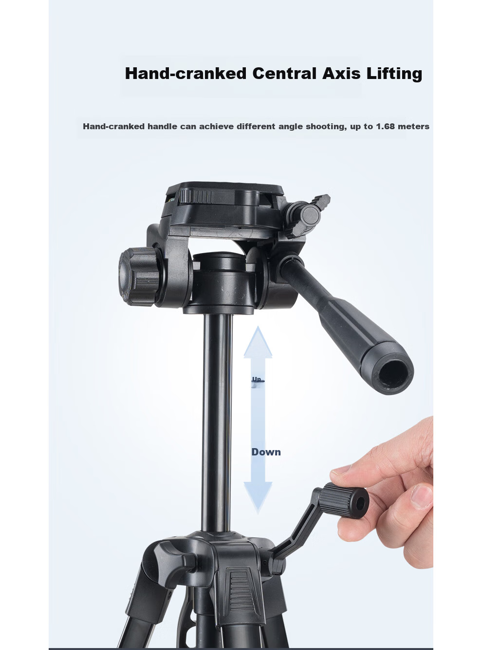 Weifeng WT-3540N Digital Camera/Mirrorless And DSLR Tripod, Aluminum Alloy Lightweight Tripod for Photography, Videography, Selfie, Live Streaming, Outdoor Use, Projector Floor Stand 3