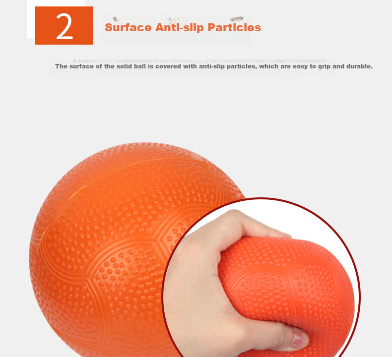 Muzhou Solid Ball, 2kg Competition Exam Throwing Inflatable Solid Ball, Middle School Exam-Specific Professional Training Ball, 2KG 7
