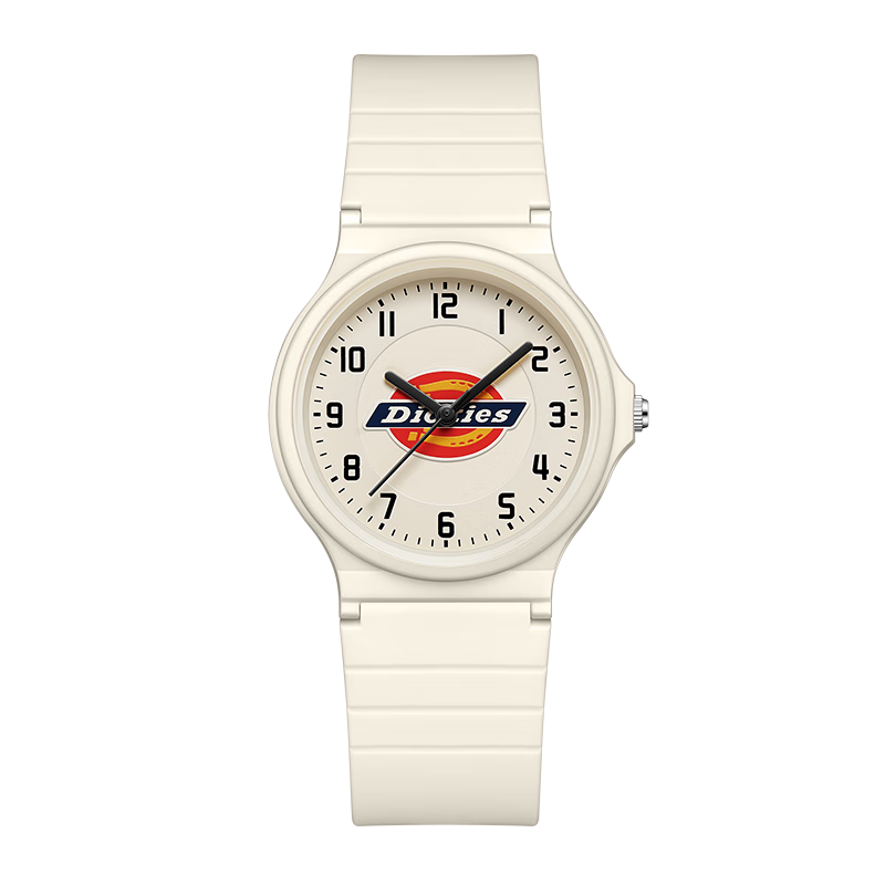 Dickies Student Mechanical Analog Silent Sports Watch for Teenagers and Children Model 538 Beige