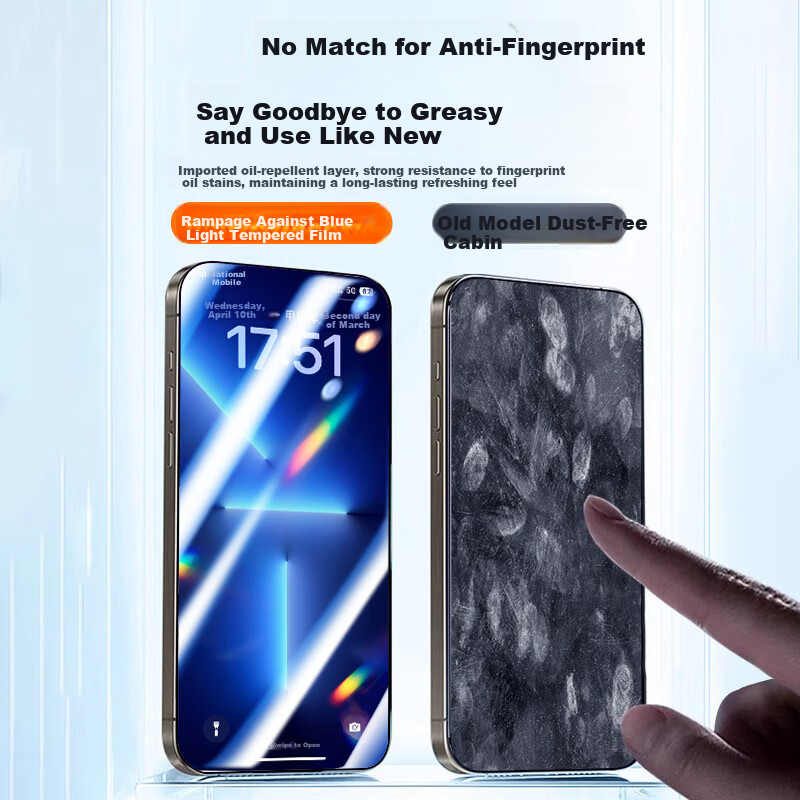 Защитное стекло Baozou для Apple iPhone 13 Pro Max, противоударное, антибликовое, HD Full Coverage