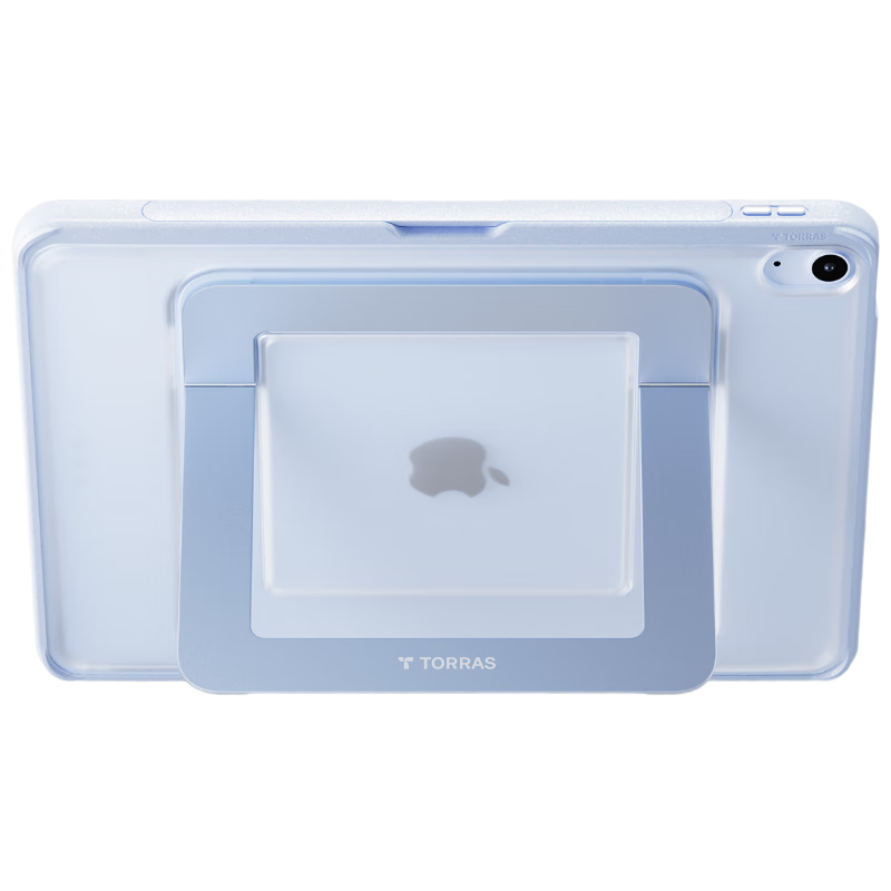 Torras iPad Pivot Case for iPad Air 8/7/6 11-inch 2024/2025/2026 Model M4/M3 Shockproof and Bend-Resistant Blue Tablet Protective Cover