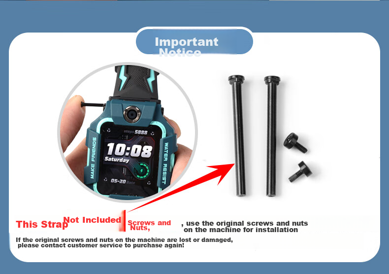 Watchbond Compatible with Xiaotianc Z12 Strap, Z10/z9/z11/z8a/z7s/z6pro Smartwatch Band, Braided Z5/Z1/Z2Y/Z3/Z1S/Y03/Q1A 2