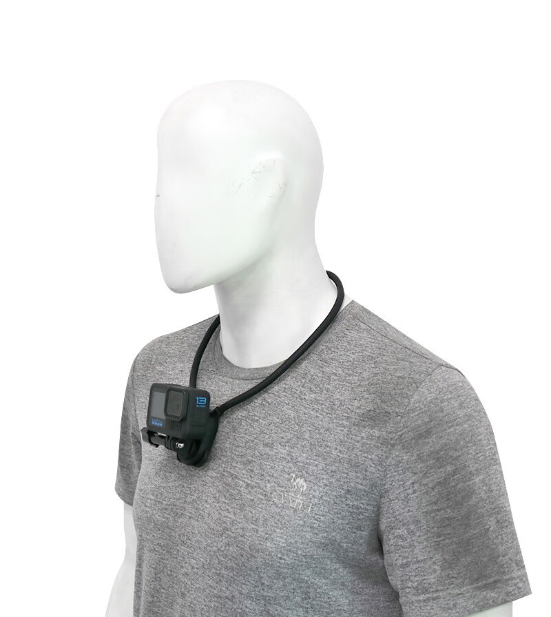 KYOTSU Silicone Sports Camera and Phone Neck Strap Mount for GoPro 13/12/11, DJI Action 6/5 Pro/4, FeiyuTech, Comfortable Wear Neck Strap 5