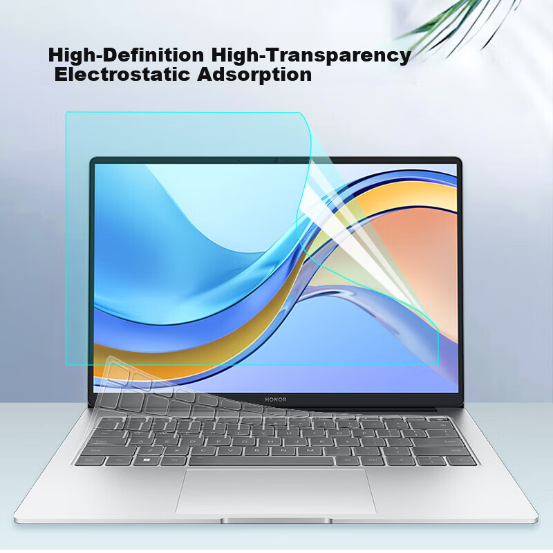 Jiasu Honor MagicBook Pro14/14 2026/25 Keyboard Cover, High-Definition Screen Protector, 14-Inch Laptop Protective Film Set