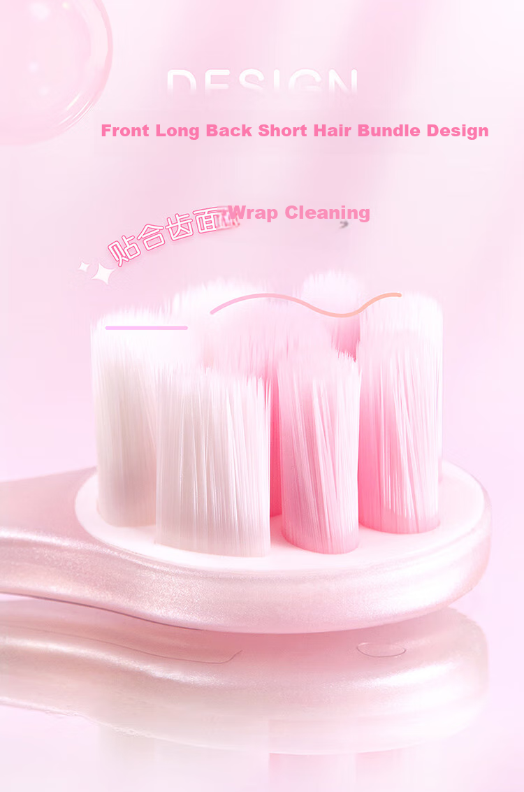 Lengsuanling [Huang Zihong Fan's Choice] Cute Cat Paw Soft Bristle Toothbrush Single Pack (Random Color), Protects Gums 7