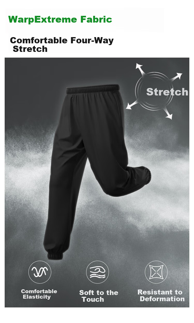 JD Original Double-Layer Warm Sports Pants, Autumn And Winter Commute Outdoor Fitness Running Casual Pants for Men, Fleece-Lined Versatile, Pine Green 2XL 8