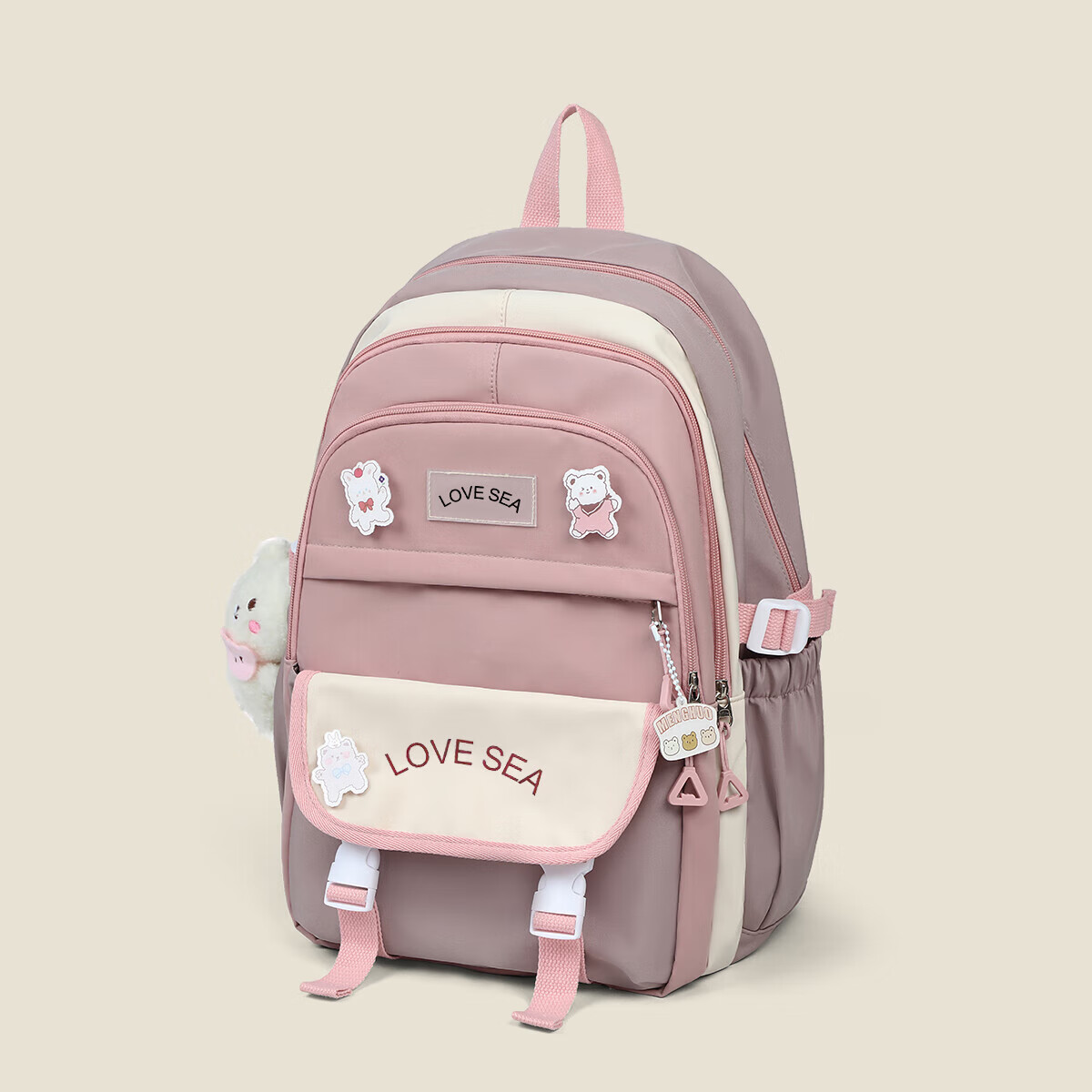 Aiqinghai Women's Backpack School Bag for Middle And High School Students, Large Capacity Commuter Backpack, Casual Lightweight Laptop Bag