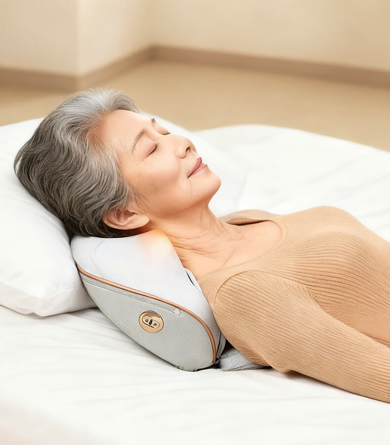 Ecomed German Cervical Massager Waist Back Neck Massager Shoulder Neck Waist Back Full Body Multifunctional Neck Shoulder Back Integrated Massage Pillow Gift for Parents and Boyfriend Girlfriend Birth 19