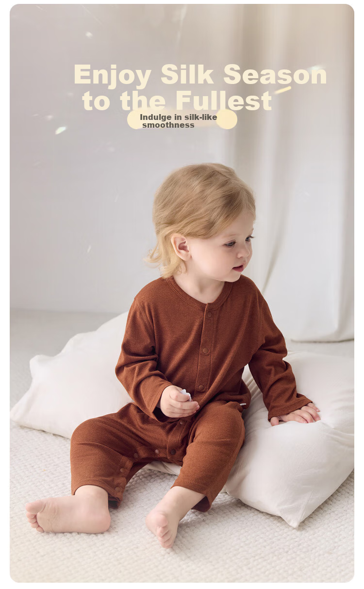 Babylove [Zongxiangsi Rou] Baby Romper, Autumn And Winter Wool Clothing, Baby Onesie, Home Sleepwear, Undershirt 1