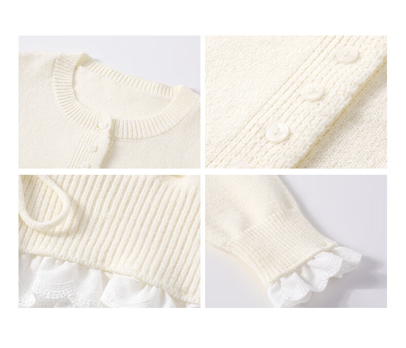 TonLion Women's Sweater Faux Cashmere Knit Colorblock Ruffle Cardigan Spring Autumn New Slim Fit Top 13