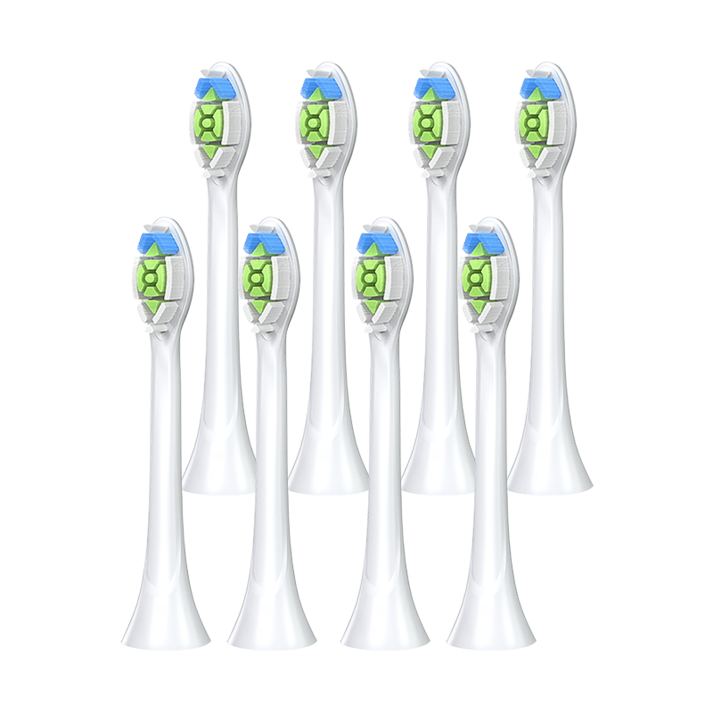 Dong Nai Lun Compatible with Philips Electric Toothbrush Heads, Suitable for HX6730/6063/3226/3216/9033/9023, Compatible with HX3/5/6/9 Series, Pack of 8