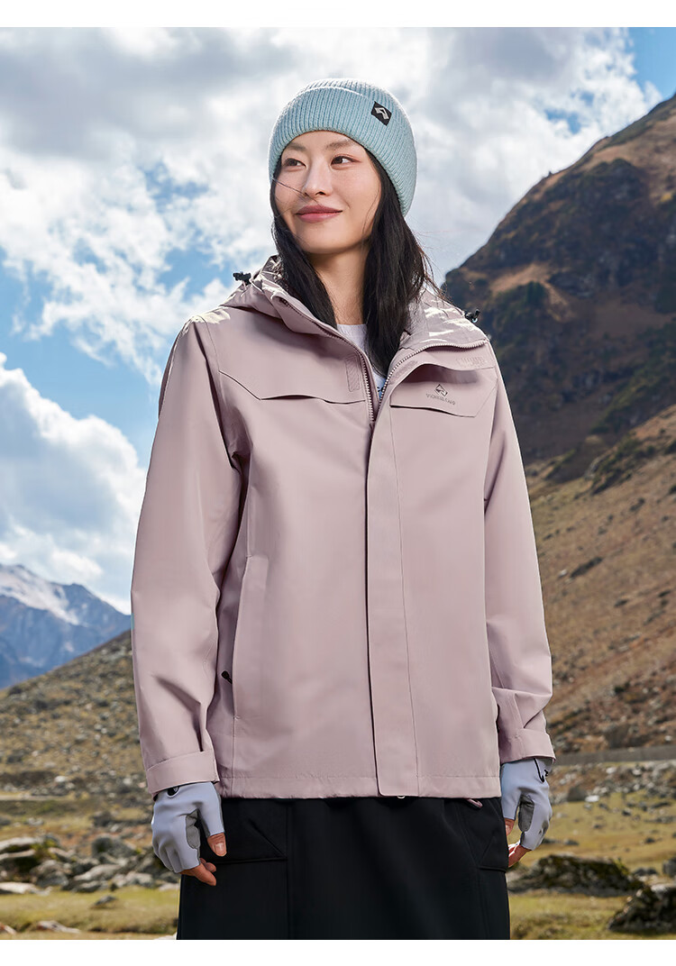 Pioneer Camp Zhuque Women's Three-In Goose down Jacket, Autumn And Winter Waterproof And Stain-Resistant Women's Jacket, Lightweight Down Coat 13