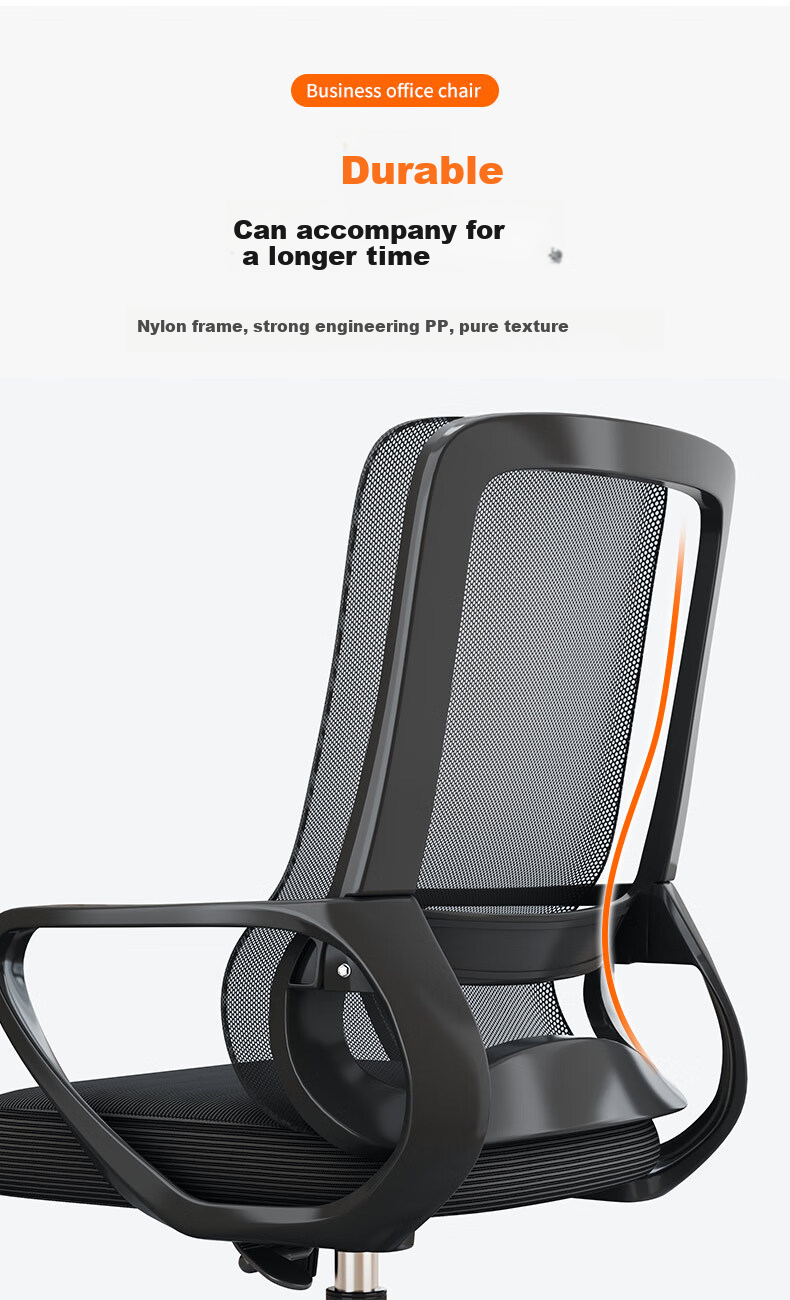 Chibailun Computer Chair, Office Chair, Home Ergonomic Chair, Dormitory Chair, Study Room Bow-Shaped Chair, Gaming Chair 12
