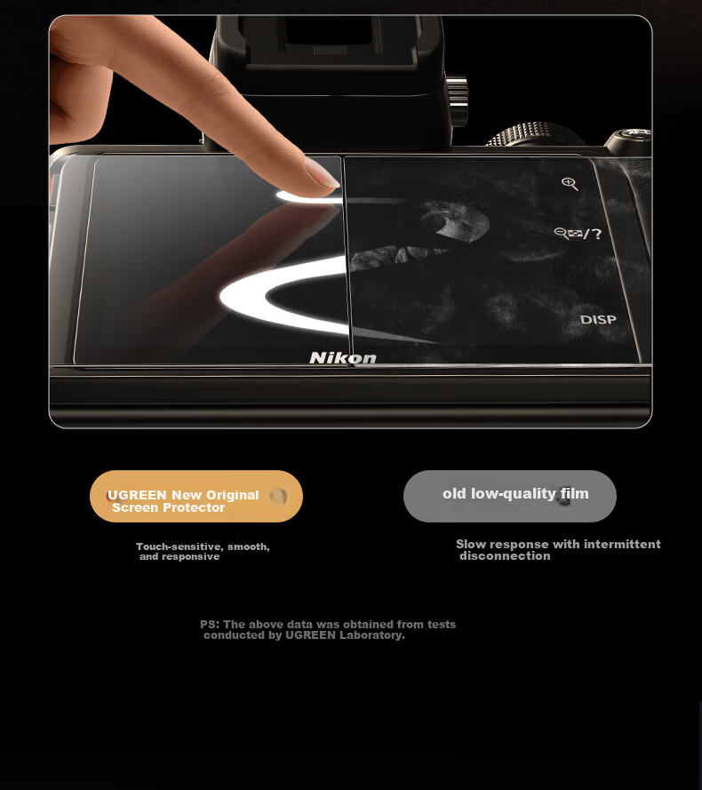 UGREEN Tempered Glass Screen Protector for Nikon Z63, Z6III, Z6 Third Generation, Z50 Second Generation, Z50II Camera Screen Protector, Mirrorless Camera Accessory 16