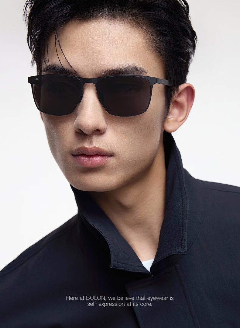 BOLON Polarized Fishing Glasses, Square Frame Sunglasses for Driving, Men's Sunglasses BL8125 C10 1