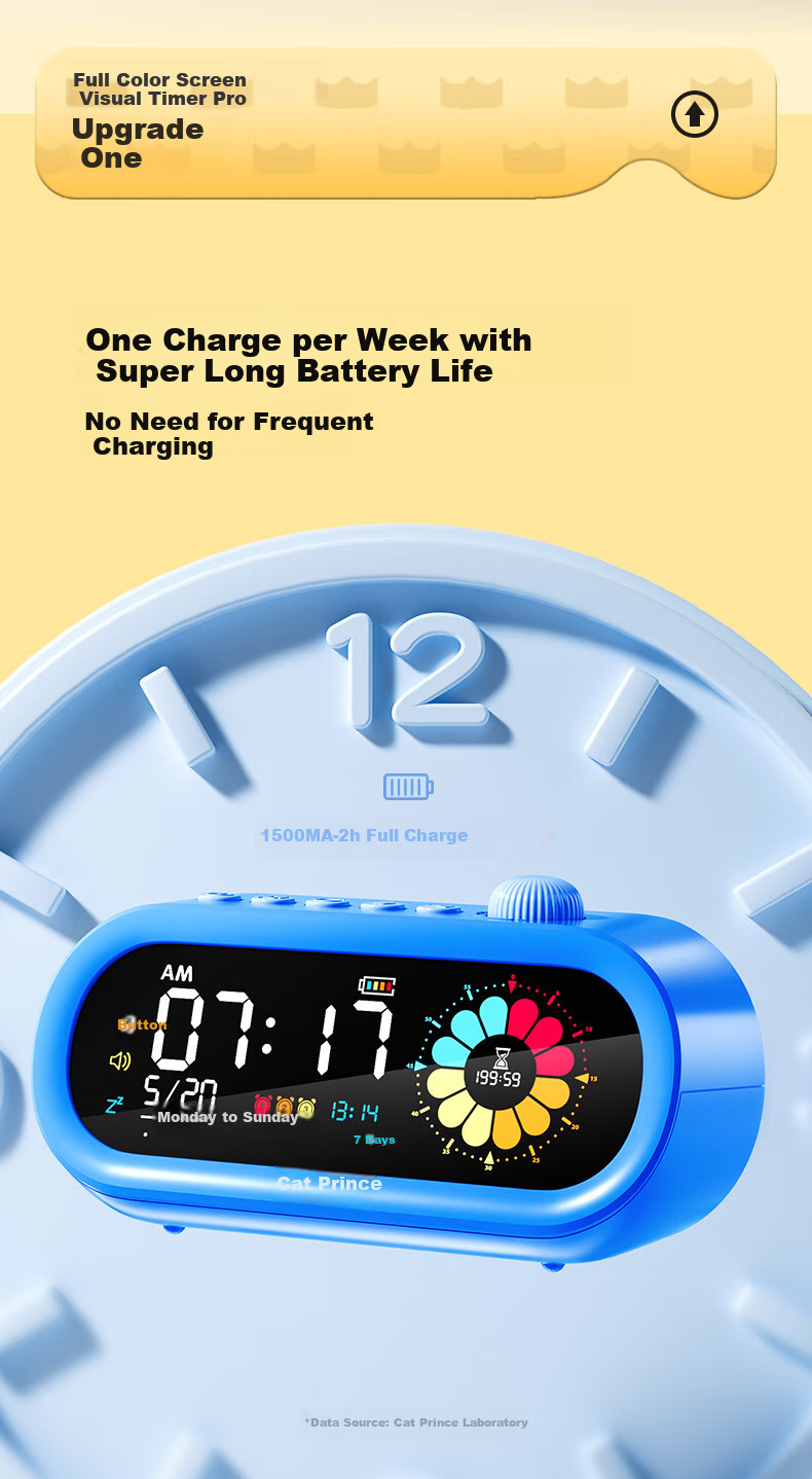 Maotaizi Visual Timer Alarm Clock, Smart 2026 New Model for Students, Wake-Up Aid, Learning Tool for Children, Self-Discipline Time Management Device, Electronic Clock, Birthday Gift for Boys And Girls 8