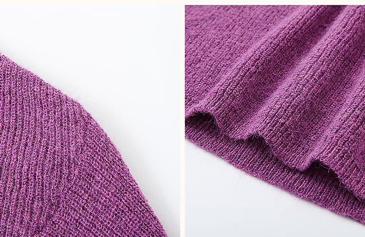 Demana [Dopamine Textile Love] Spring Lazy Style Crew Neck Long Sleeve Wool Blend Slimming Knit Sweater for Women 4