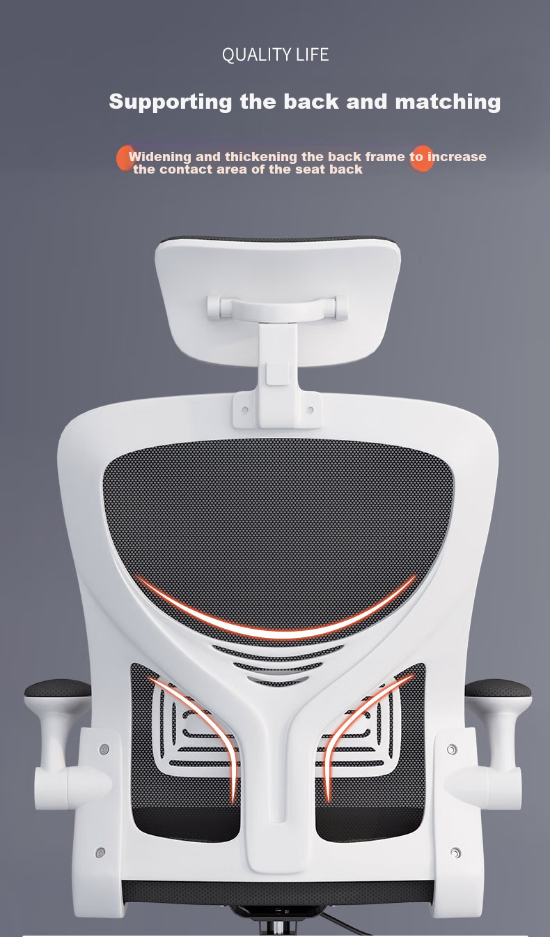 Chibailun Ergonomic Office Chair, Home And Study Chair, Adjustable Height Chair for Dormitory And Study Room, Comfortable Gaming Chair for Long Sitting 11