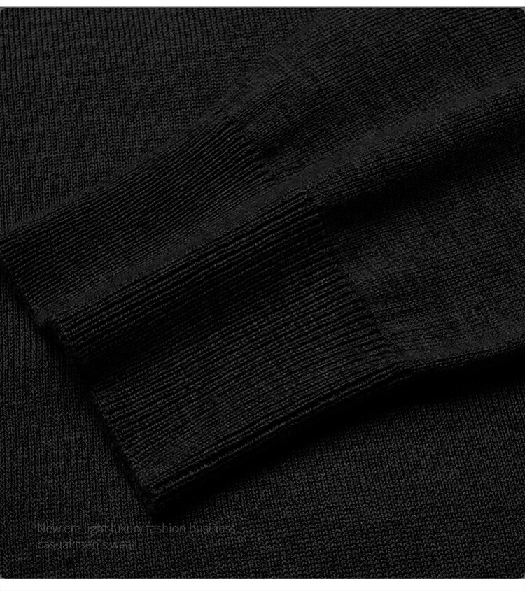 JEEP Men's Autumn Winter Warm Knit Sweater Inner Layer Top Dark Gray 3XL 1