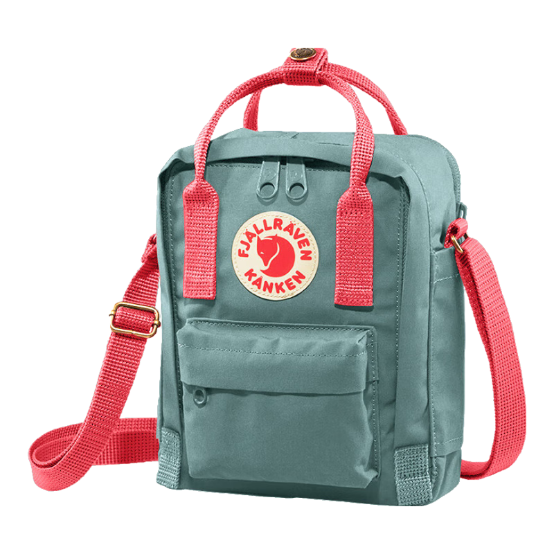 Fjällräven Sling Bag Shoulder Bag 23797-664-319 Frost Green/Peach Red 2.5L