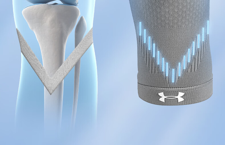 Under Armour Knee Brace Sports Warmth Basketball Football Running Meniscus Badminton Patella Mountaineering Old Cold Legs Knee Joint Support 2