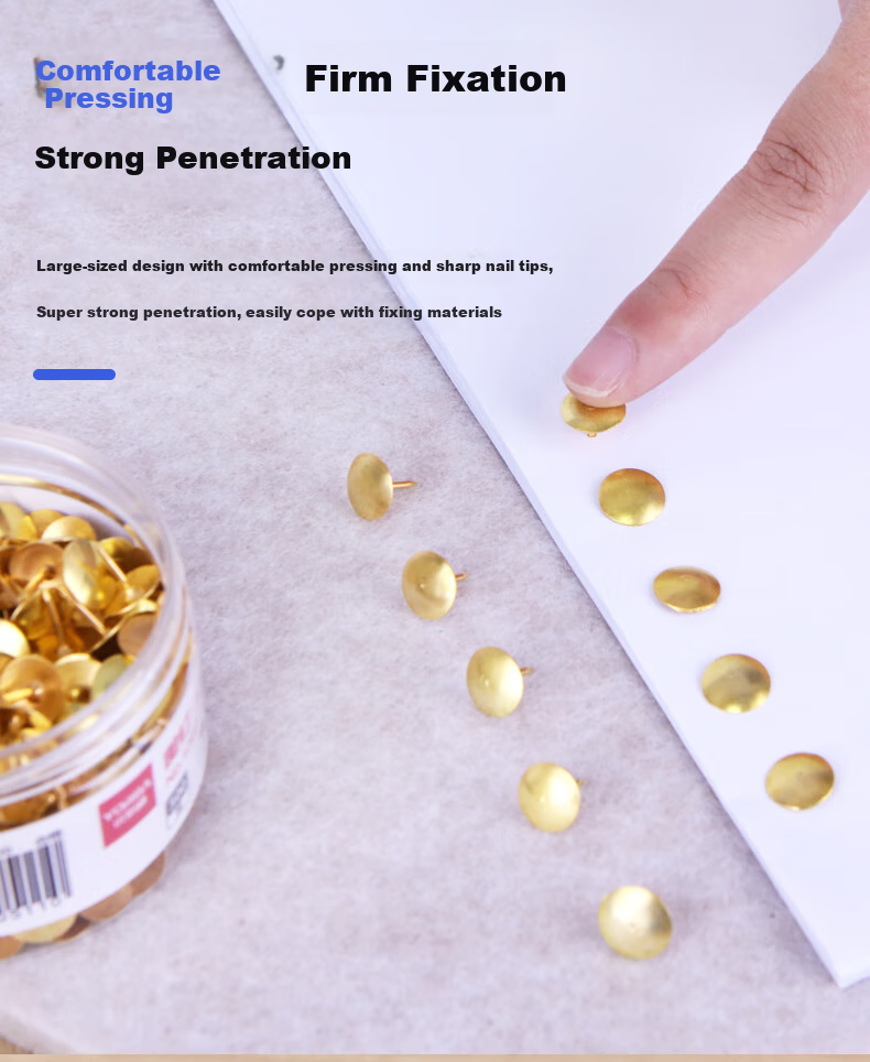 Youbili Pushpins, Cork Board Tacks, Drawing Pins, 200 Pieces/tube, 8*23mm, 1 Tube, 4355 Colorful 4