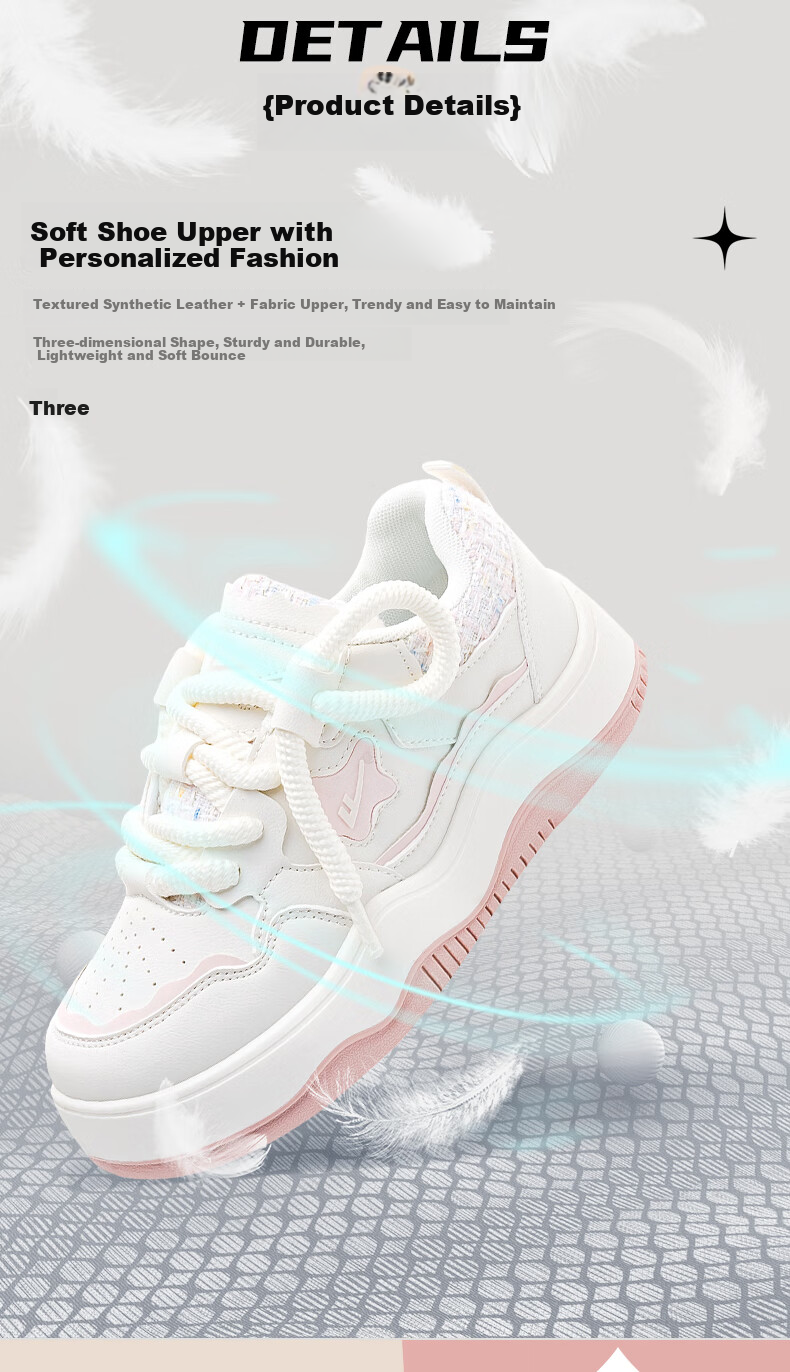 Warrior Women's Thick-Soled Sneakers, White Trendy Versatile Sports Shoes 3292Z Beige/green [Mesh Style] Size 40 5