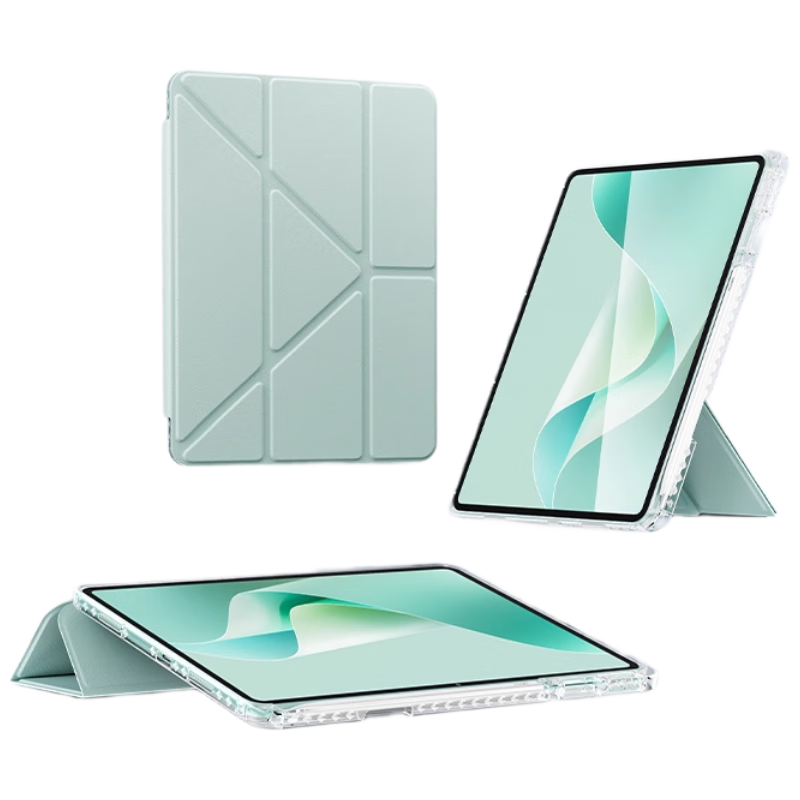 Shanmo Magnetic Case for Huawei MatePad Pro 12.2 2025/24 Model 12.2-inch Tablet Magnetic Protective Cover [Cyan] Y-Type Magnetic Horizontal and Vertical Stand