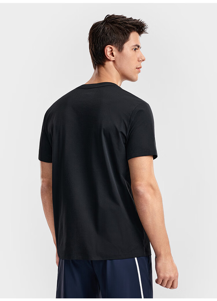 FILA Official Men's Short Sleeve T-Shirt 2026 Summer Tennis Moisture-Wicking Quick-Dry Knit Sun Protection Crew Neck Top 36