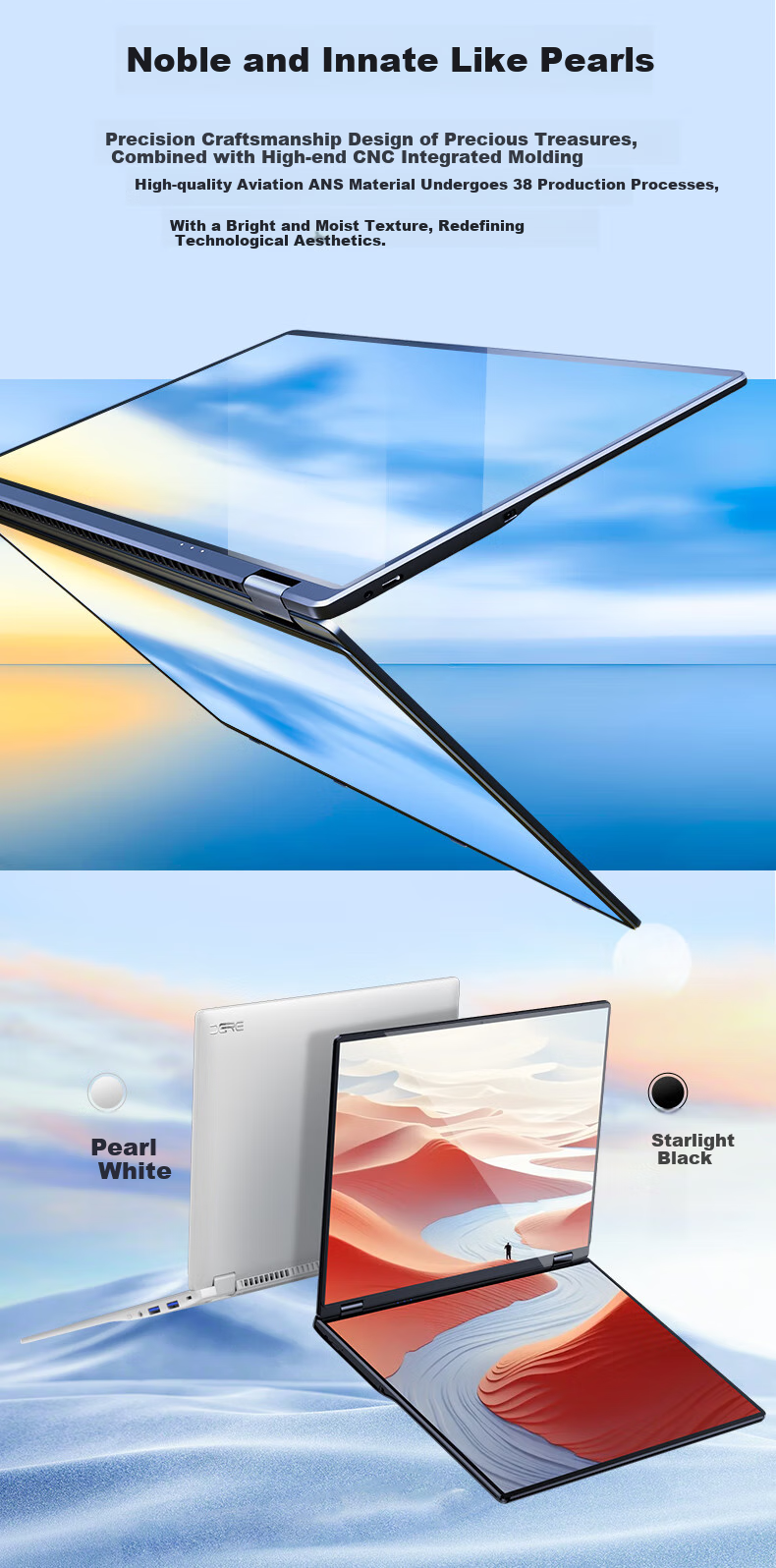 Dere Subsidized Tablet Dual-Screen Touch Two-In Computer Windows System for Students, Business Office Design, Stock Trading Entertainment, Lightweight Flip-Fold (8GB + 256GB) 10