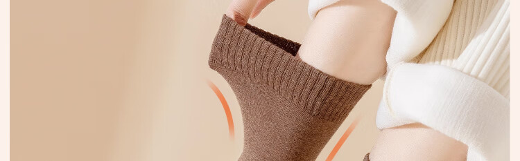 Guxu Disposable Men's Socks Daily Use Pure Cotton Winter Mid-Calf Travel Thickened Fleece Lined Wash-Free Men's Socks 10 Pairs 29