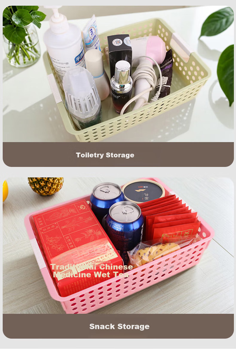 Youbili File Tray Document Basket Financial Record Organizer File Holder, Hollow Plastic Document Box Small Size, 1 Piece, 8901 Gree 6